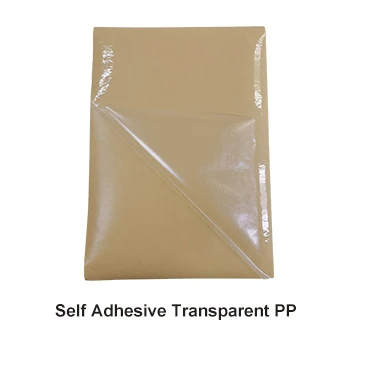 Waterproof Transparent Polyethylene Film Self Adhesive Packaging Label Pe Clear For Label Printing 
