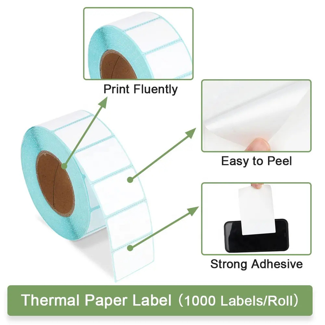 500pcs 100*150mm Stickers Thermal Label Sticker Roll Shipping Label Printer 4x6 Thermal Sticker Label 
