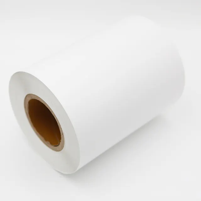 Cryogenic Adhesive Self Adhesive Semi Glossy Paper Label Materials With Silicone Release Liner