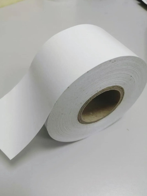  80 Mm X 80 Mm Waterproof Top Coated Thermal Label Liner Less Label For Scale Supermarket