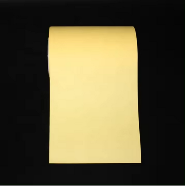 Single Side Yellow Pe Coated Silicone Release Liner Paper 