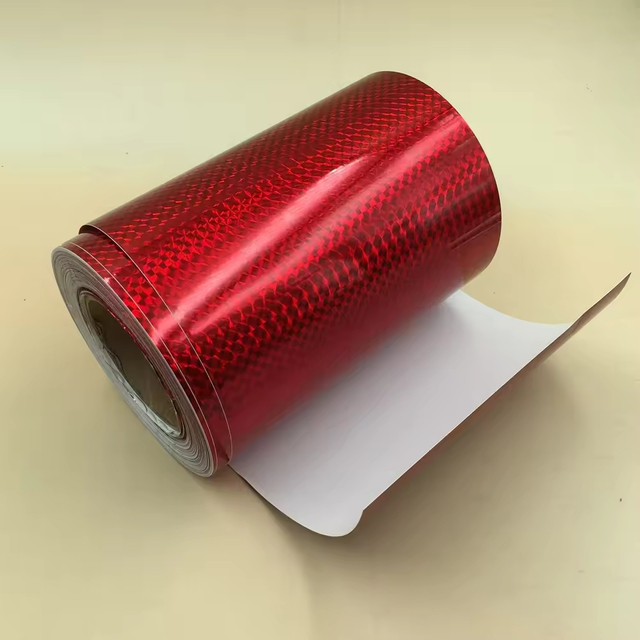 Clear Self Adhesive Print Holographic Hologram Sticker Plastic Film On Paper Label 